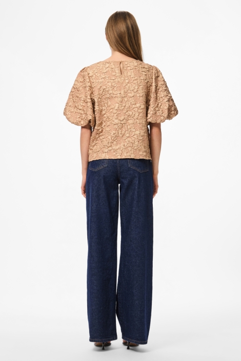 Pieces pcgretchen ss o-neck top wvn d2d pp